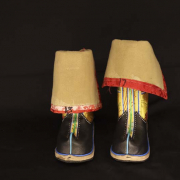 藏式传统手工牛皮靴